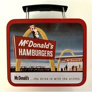 Collectible Vintage McDonald's Tin with Personality & Character 1997 Fries Arch